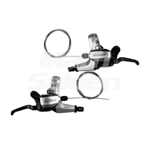 Shimano LX dual control lever set M580 (Mechanisch / V-brake)-3x9sp