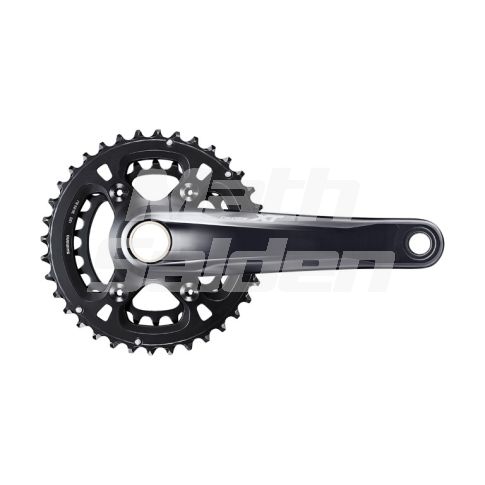 Shimano XT M8120-2 Boost 12sp crankset-Black 175 36x26