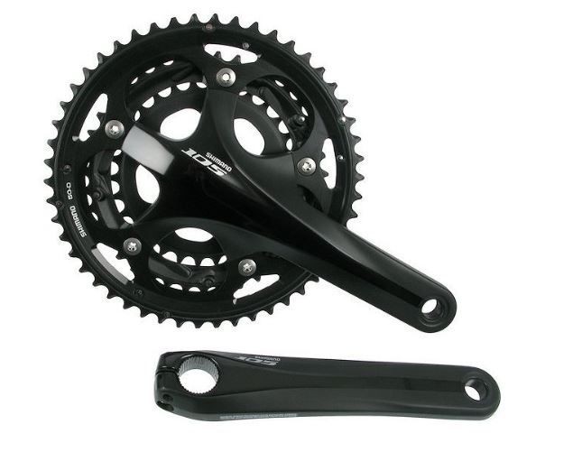 Shimano 105 FC-5703 triple crankset-Zwart-172.5mm 50x39x30