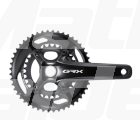 Shimano GRX FC-RX810 11sp crankset-Black-172.5mm-48x31