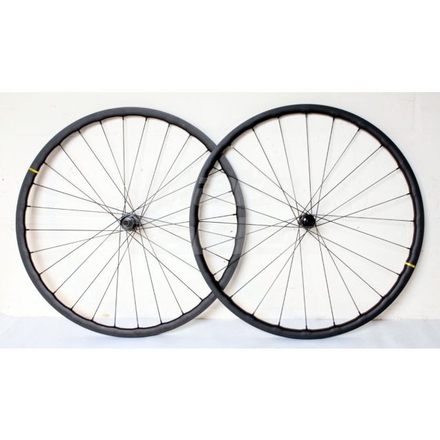 Mavic Open Pro UST disc (DT Swiss 350s) wheelset-Matt black