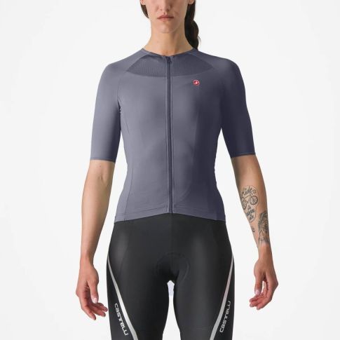 Castelli Velocissima 2 dames wielershirt korte mouw - Twilight blue