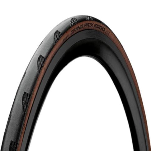 Continental Grand Prix 5000 vouwband  racefiets - Classic brown