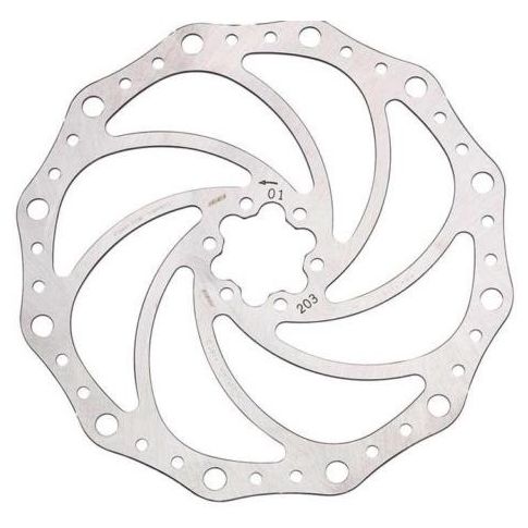 BBB BBS-86 PowerStop Discbrake disc rotor-Silver-203mm