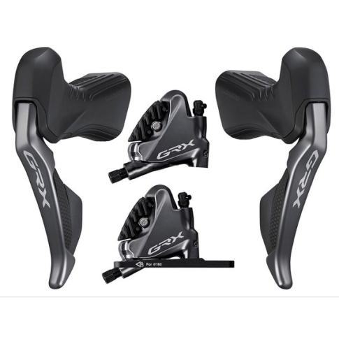 Shimano GRX RX815 Di2 disc shifterset incl. RX810 claipers-2x11