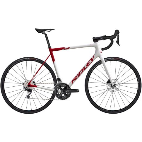 Ridley Helium 105 disc - White/Red