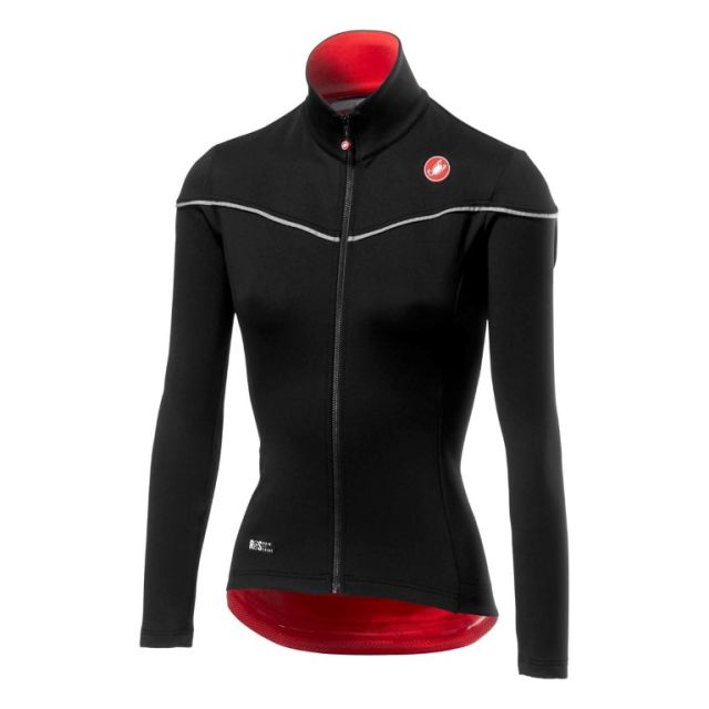 Castelli Nelmezzo Ros ladies shirt ls-Black-XS