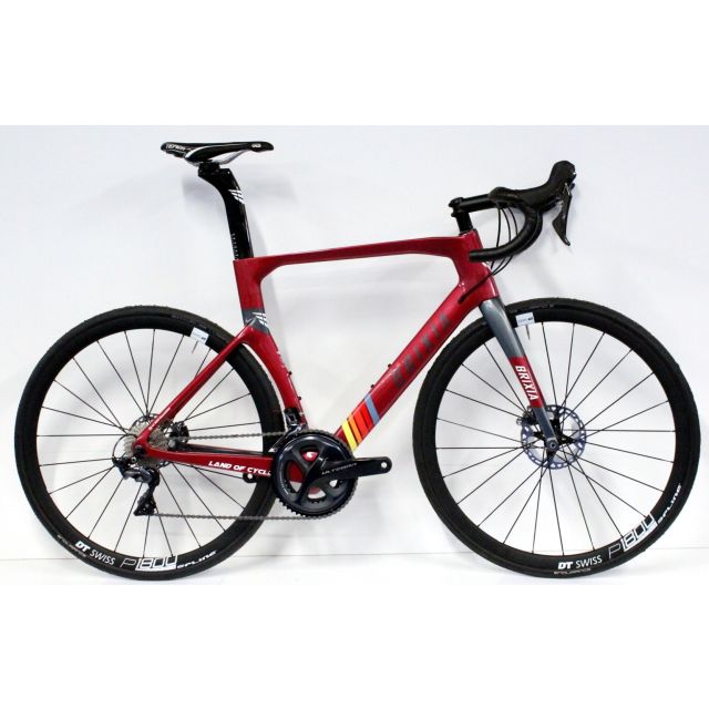 Brixia Alata Ultegra disc-Red metallic-XL