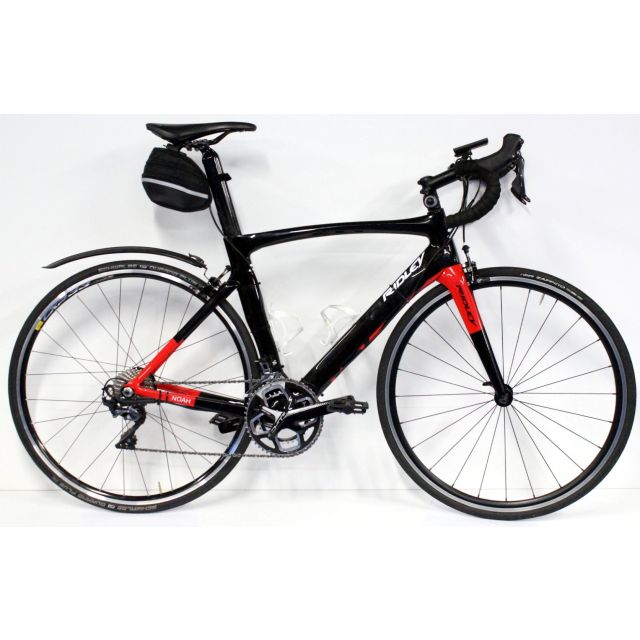 Ridley Noah Ultegra with pedal assistance (Demo bike)-Black-Red-S