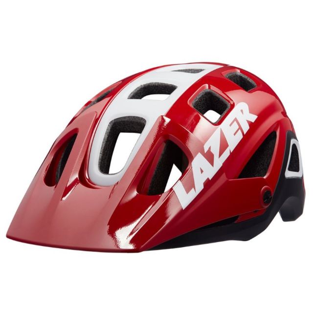 Lazer Impala helmet-Red-White-M