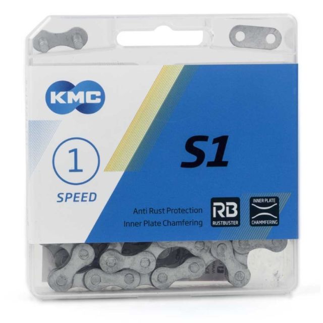 KMC S1 Wide RB 1sp chain-Matt silver