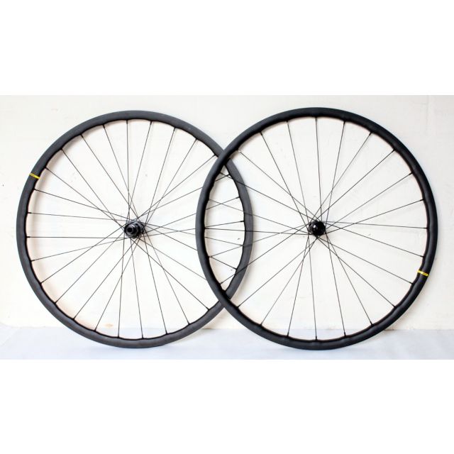 Mavic Open Pro UST disc (DT Swiss 350s) wheelset-Matt black