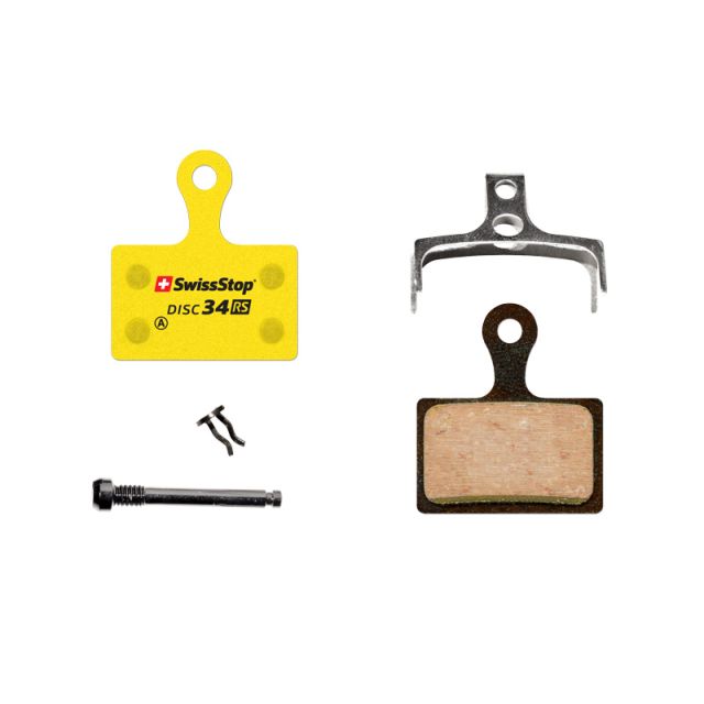 Swissstop Disc 34RS Shimano Road disc brake pads-Yellow