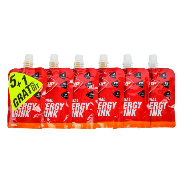 Wcup Energy Drink gel  (5+1 free)-Original-80ml