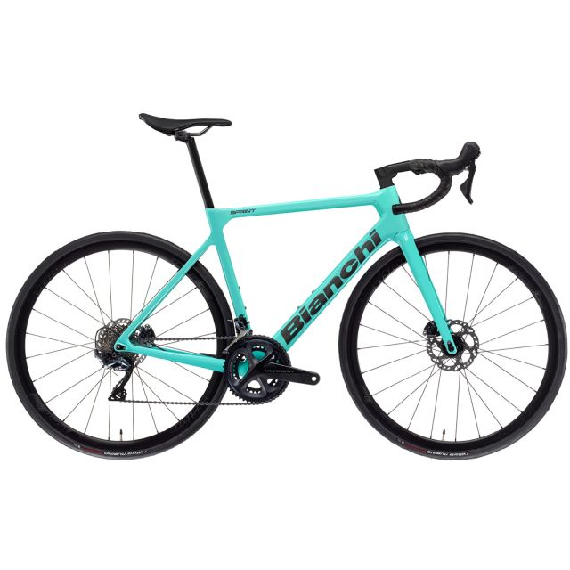 Bianchi Sprint 105 Di2 disc - Celeste/Graphite