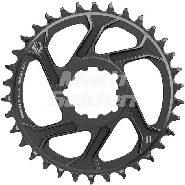 SRAM Eagle X-Sync 2 Direct Mount 1x12sp 6mm offset chainring-34T