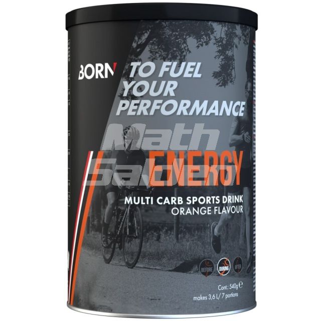 Born Energy Multi Carbo Sports Drink-Orange-540gr