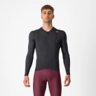 Castelli Espresso shirt ls - Light black/Dark grey