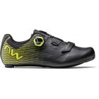 Northwave Storm 2 carbon Roadracing shoes - Black/Yellow fluo