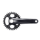 Shimano XT M8100-1 XC 12sp single speed crankset-Black-175mm-34