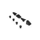 Specialites TA X110 Dura Ace 9100 chainring bolts and covers-Black